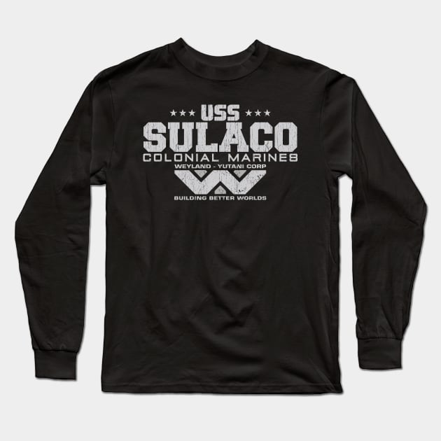 USS SULACO - Weyland Corp Long Sleeve T-Shirt by trev4000